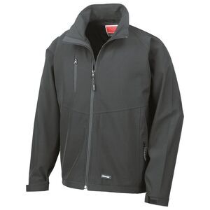 Result Mens Soft Shell Jacket / Black